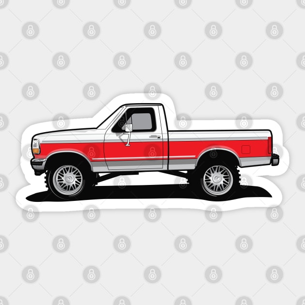 1996 Ford Aero Truck Sticker by RBDesigns